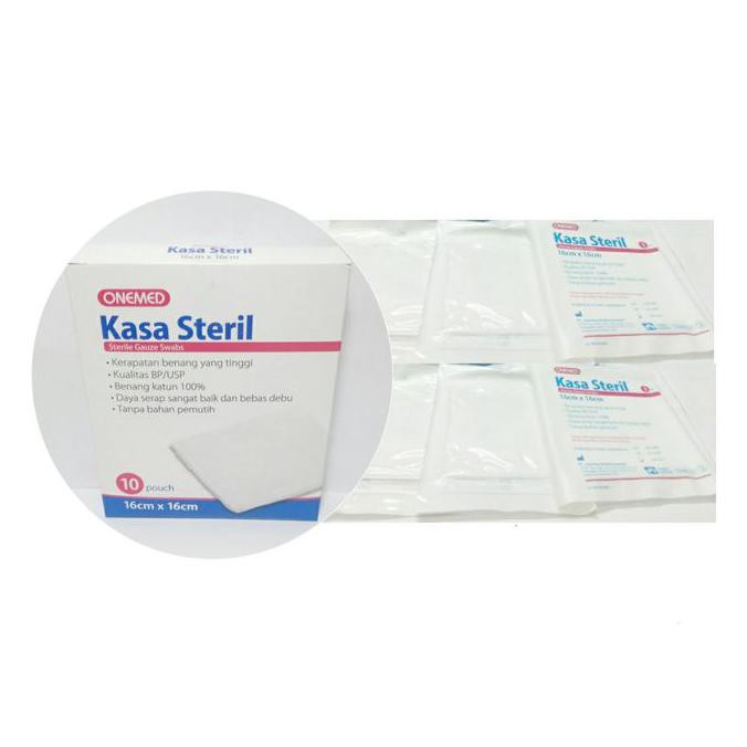 Kain Kasa Steril Onemed higienis ( bersih gigi bayi / bungkus luka )