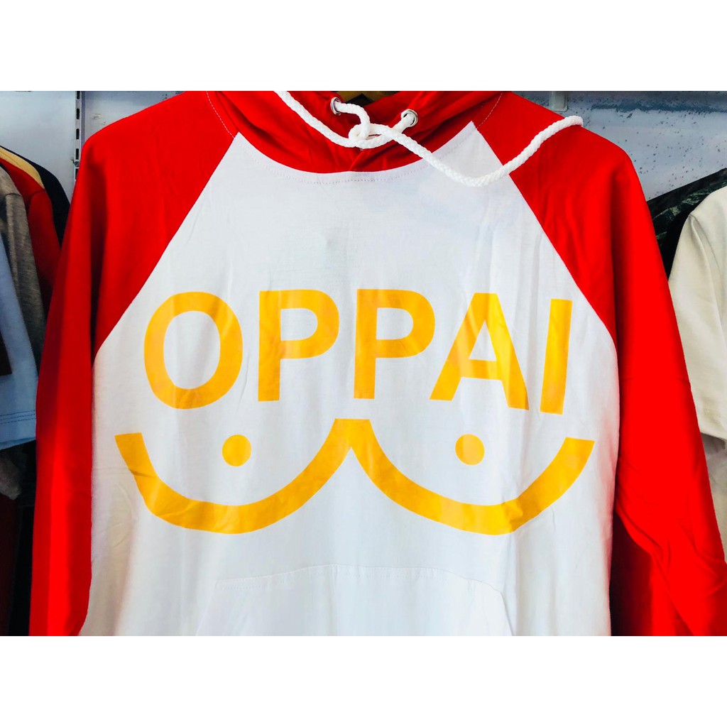 HOODIE OPPAI RED SAITAMA OPM ADIDASPOLY