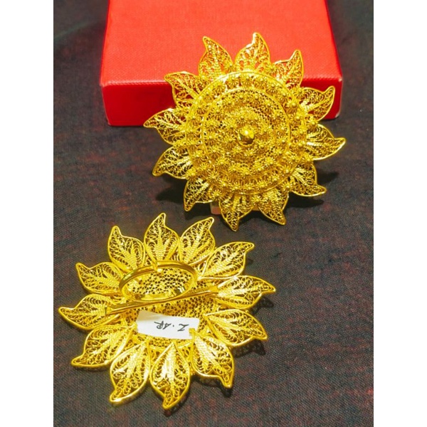 cincin matahari lapis emas bisa distel