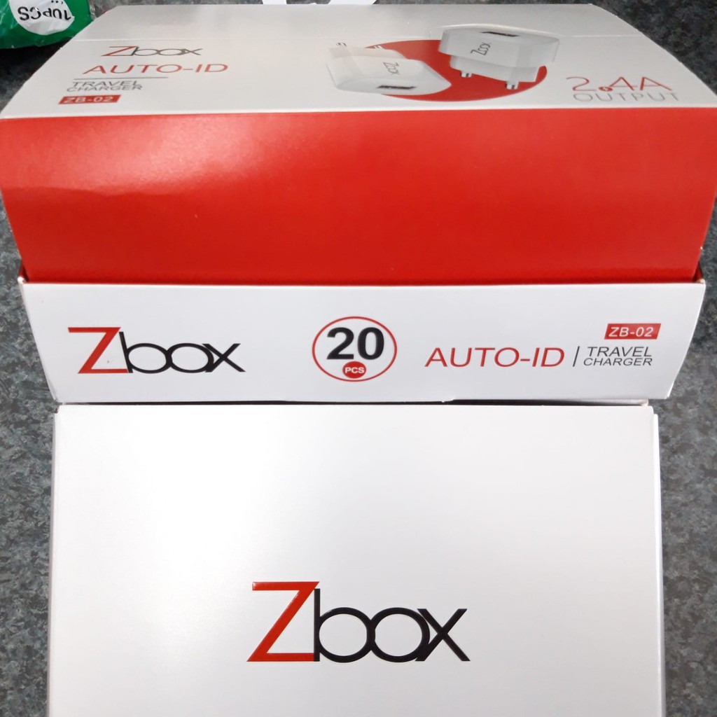 Batok Kepala Charger ZBox ZB02 2A Adaptor Charger ZBox ZB 02