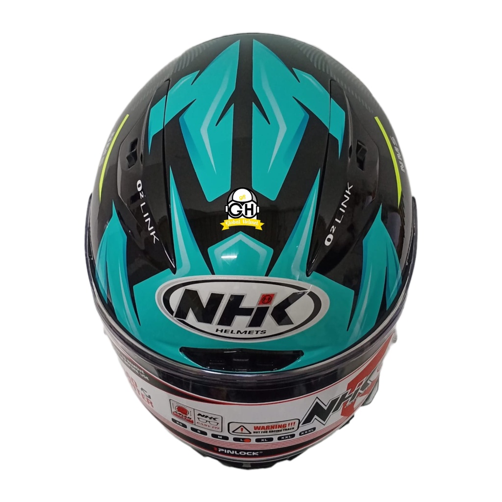 NHK HELM GPR TECH STREET NMS BLACK TOSCA GLOSSY GP R TECH