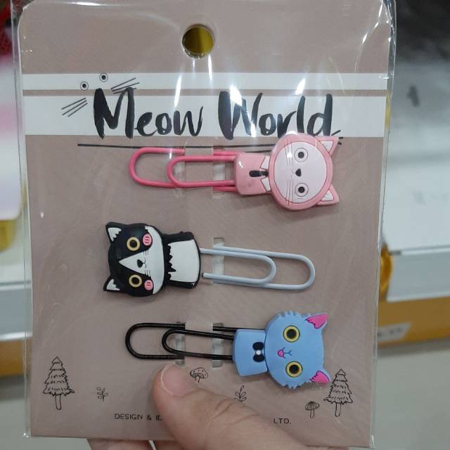 

Paper Clip Lucu / Penjepit kertas / Clip (model kucing)