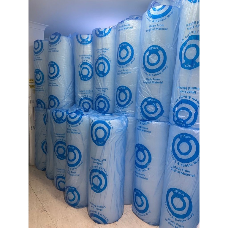 

Plastik Bubble Wrap Upack 125 Cm x 50 M bening Plastik Packing