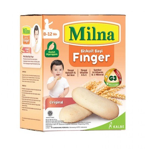 Milna Biskuit Bayi Finger Original 52 gr