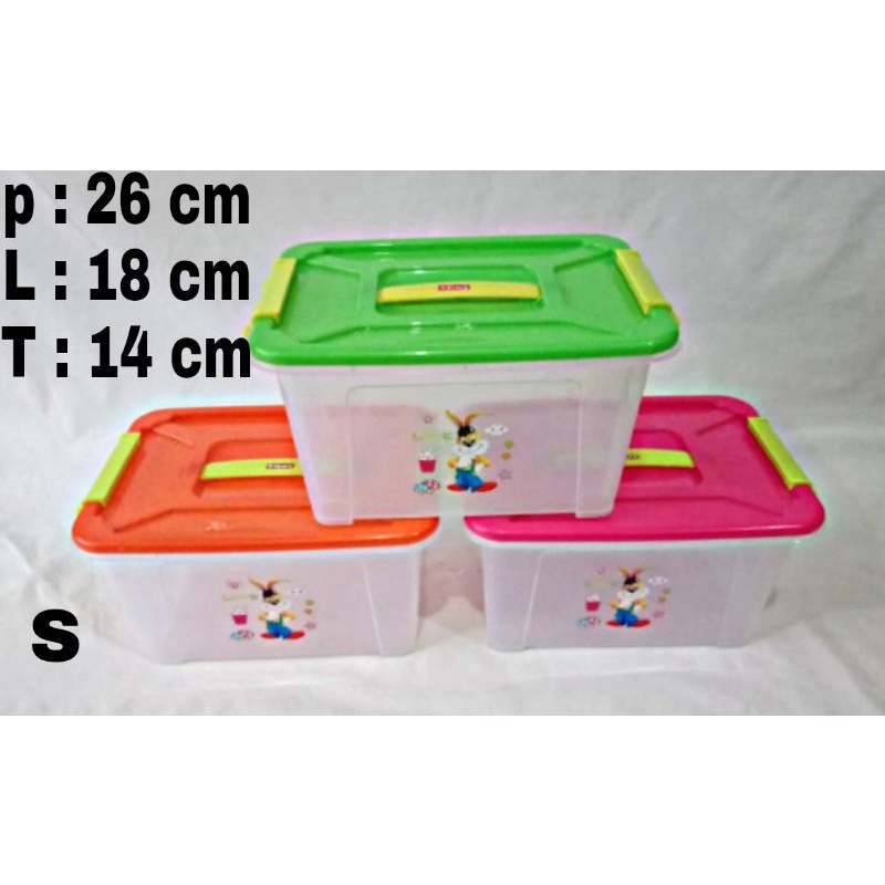 CONTAINER BOX PLASTIK BENING TRANSPARAN ROCKY PACIFIK S