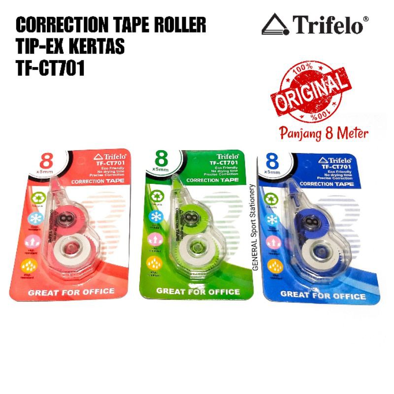 

Tip-Ex Kertas / Correction Tape Trifelo CT-701 (pcs)