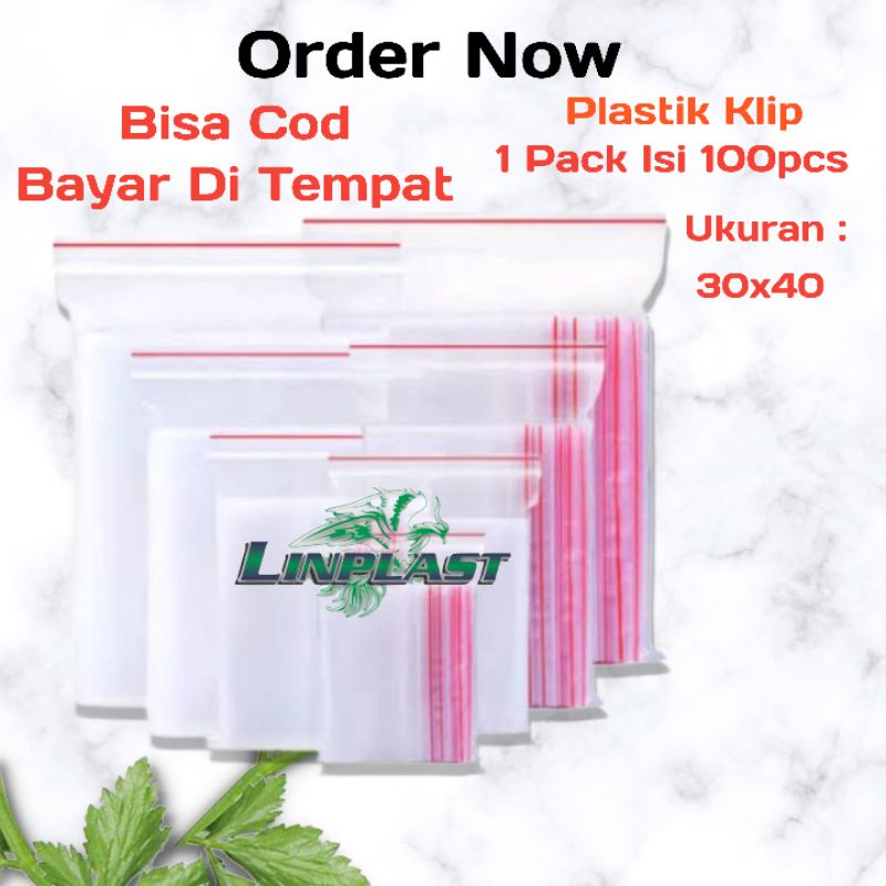 Plastik Klip 30x40 cm isi 100 lembar