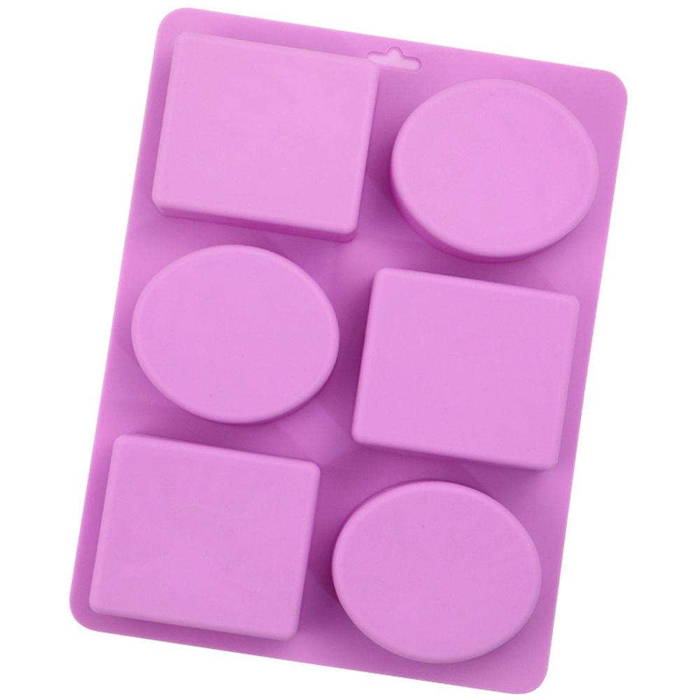 Solighter Cetakan Sabun Gigi4Per6 Rongga Berbentuk Daun Clay Tools Handmade Cake Resin Molds