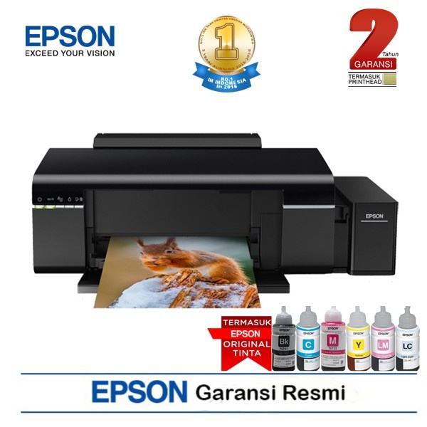 PRINTER EPSON L805 PHOTO PRINT / PRINTER EPSON L 805 PHOTO PRINT ID CARD CD DVD GARANSI RESMI