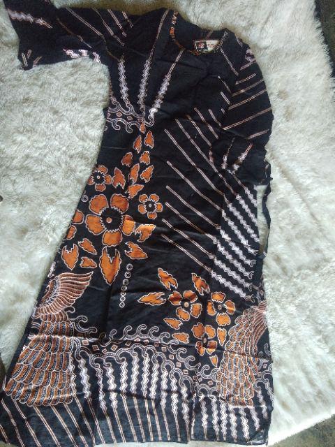 Batik Couple Keluarga - Couple Batik Indonesia Sarimbit Gamis Familly Set Hrb026 Batik Putra Hadi