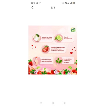 Sunlight jeruk nipis/Korean strawberry 650ml &amp;560ml