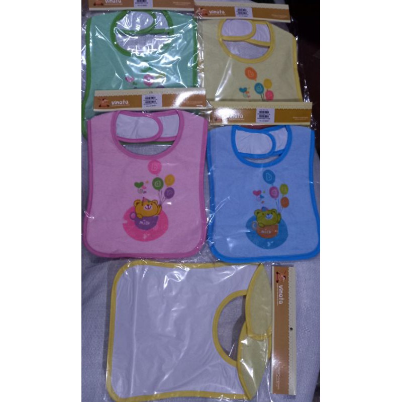 celemek bayi lapis belakang plastik