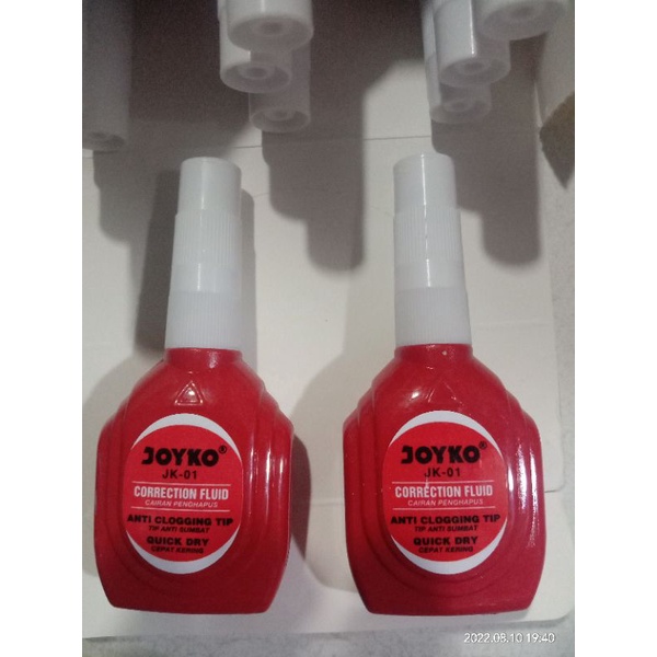 

Tip-ek Joyko JK-01 | Tipe X Cair | Tipe X Joyko Merah | Tip ek Joyko Cair | Cairan Penghapus | Correction Fluid