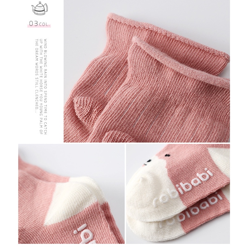 HIPPO LAND Kaos Kaki Bayi Motif Hewan Baby Socks Animal 245-246