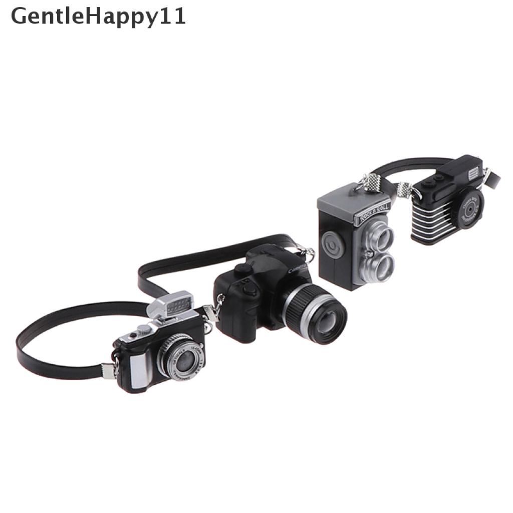 Gentlehappy 1Pc Miniatur Kamera SLR Digital Untuk Aksesoris Rumah Boneka