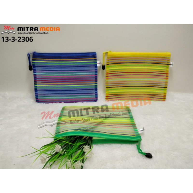POCKET FILE / MAP JALA / DOCUMENT BAG / MAP ZIPPER A4 A5 BIG PELANGI