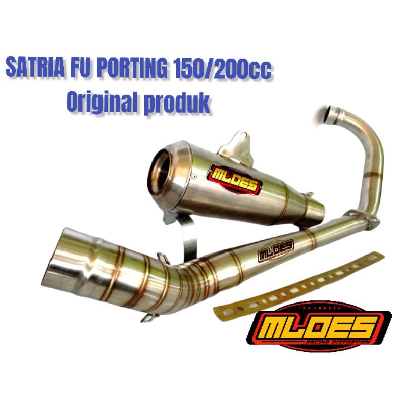 knalpot Original MLOES satria fu porting 150/200cc