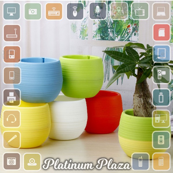 Mini Pot Bunga Hias Kaktus Tanaman - 5pcs - Multi-Color`6DY0UE-