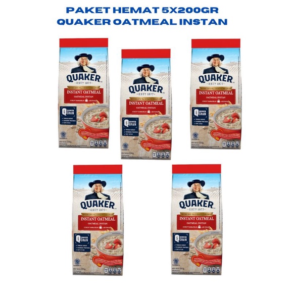 

QUAKER OATMEAL,PAKET HEMAT,promo quaker oatmeal