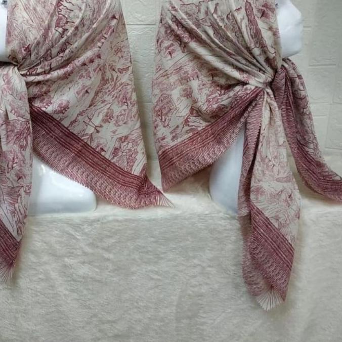 ➷ HIJAB SEGIEMPAT MOTIF DEENAY KW | SEGIEMPAT MOTIF DEENAY VOAL LASER CUT ✮