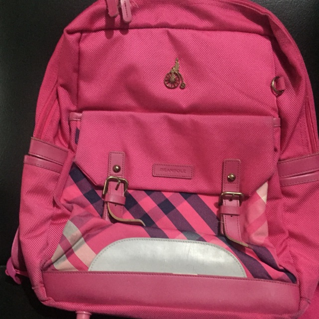 Preloved Ransel Bayi Beanpoll PINK Tas Laptop