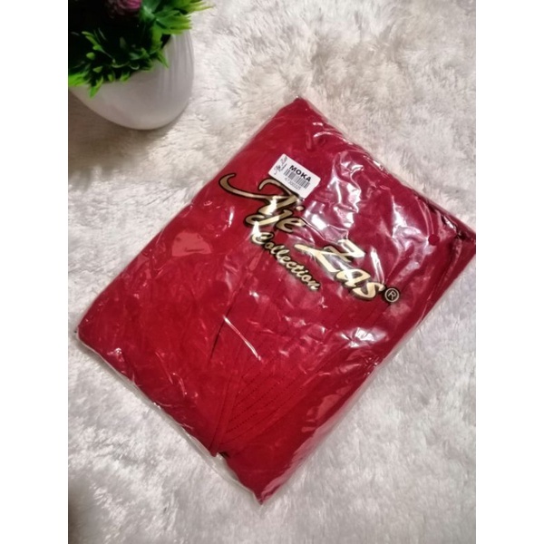 Khimar aje zas moka /moca best seller premium original aje zas-Merah