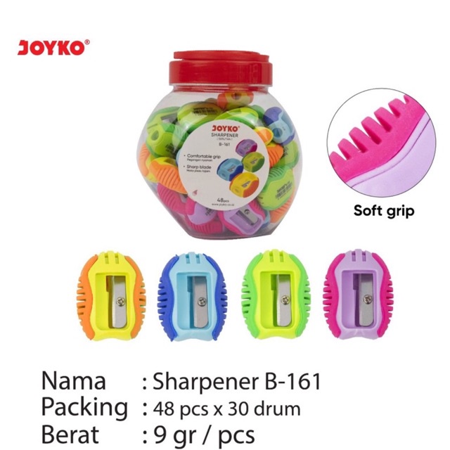 

Rautan / Sharpener / Kerukan / Serutan B-161 B161 Joyko Softgrip