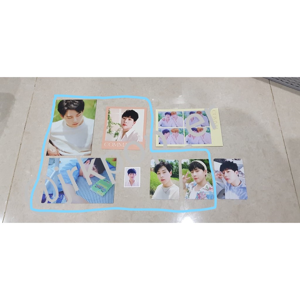 MONSTA X - PHOTOCARD PHOTOBOOK COMMA & XIESTA