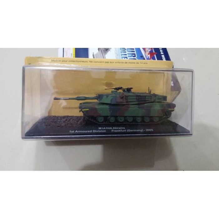 Diecast Mobil Perang - Miniatur Tank - Diecast Kapal Perang M1A1Ha Abrams 1:72 Nato Camo By