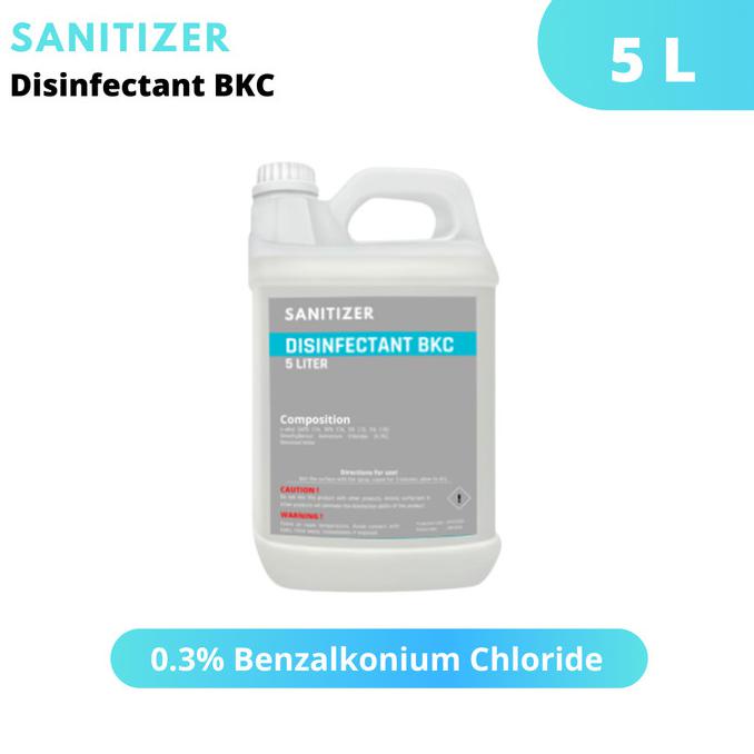 Ready Stock] Sanitizer Disinfectant Bkc 5 Liter