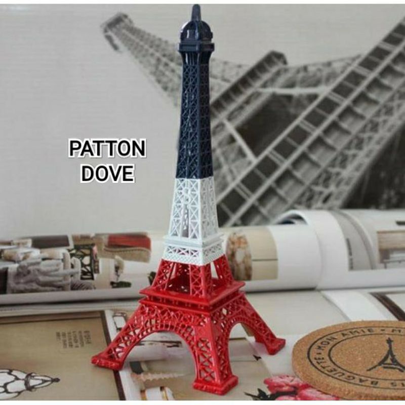 MINIATUR MENARA EIFFEL TOWER CAT 3 WARNA MINIATUR EIFFEL PARIS PAJANGAN KADO HIASAN