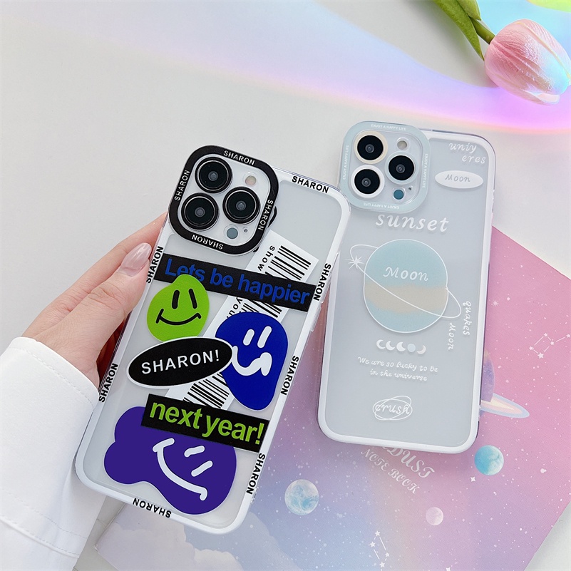 Casing OPPO A16 A16s A16e A16k A15 A15s A54 A74 A94 A95 A55 A92 A72 A52 A3s A5s A5 A9 Reno 7 6 5 7Z 6Z 5Z 5F Pro Reno 6 Lite A53 A33 A32 A31 2020 A12 A12e A7 F19 F19S Fashion Clear Phone Case Shockproof Protection Camera Protective Cover