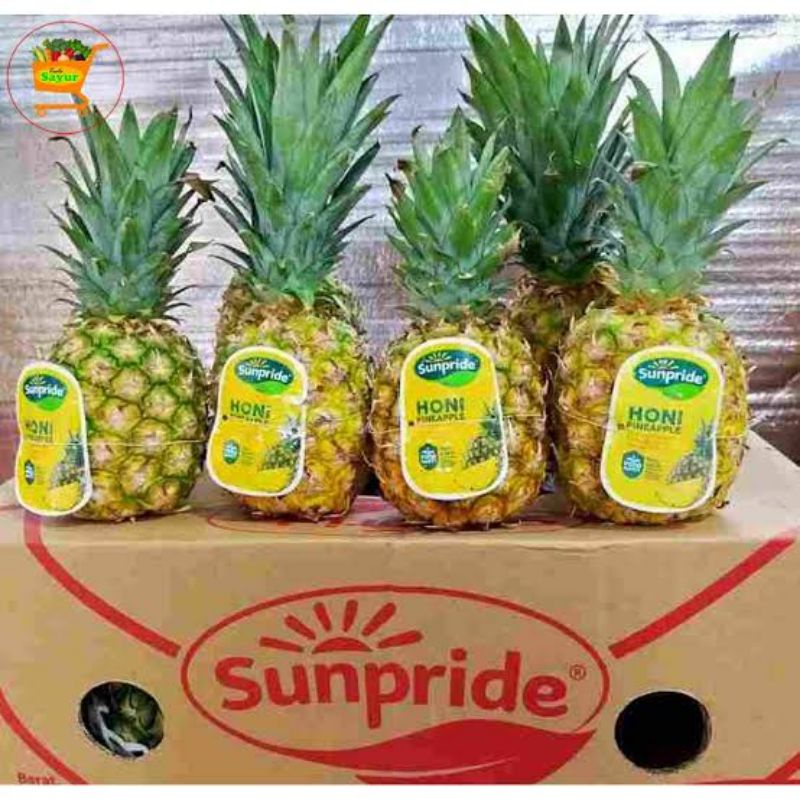 

nanas madu Sunpride / buah nanas honi 1 pcs