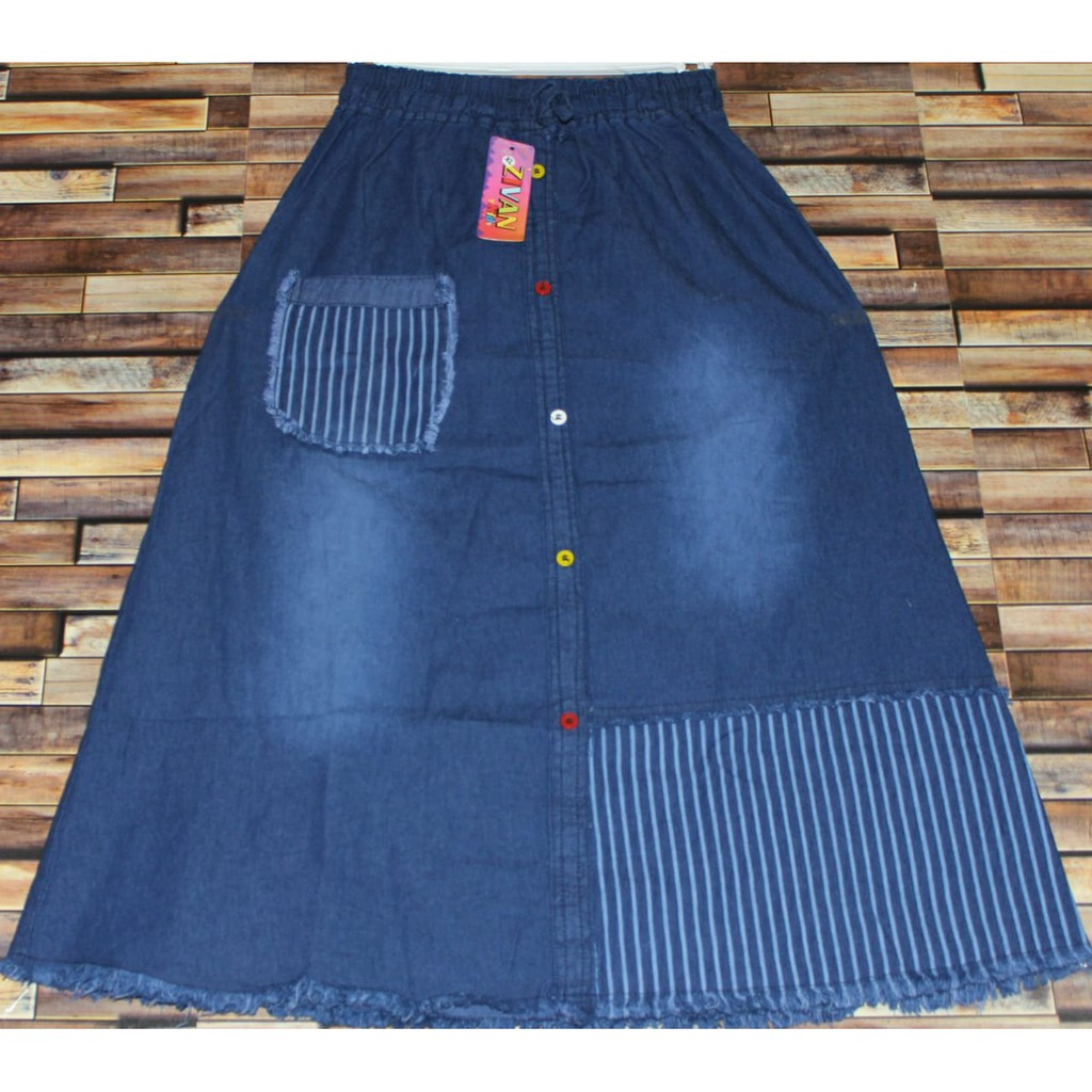 Rok Jeans Anak Tanggung Umur ± 10 - 13 Tahun