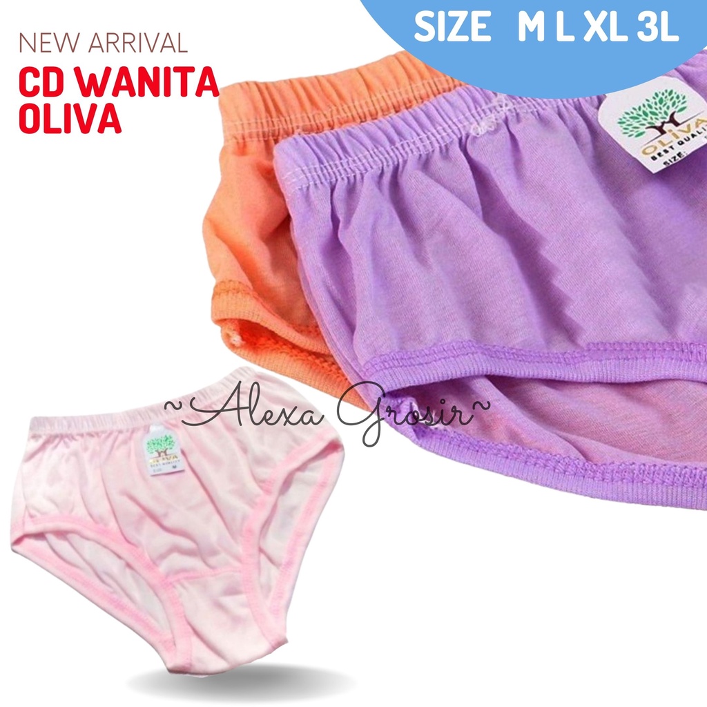 CELANA DALAM WANITA OLIVA SIZE 4L-ALEXAGROSIR