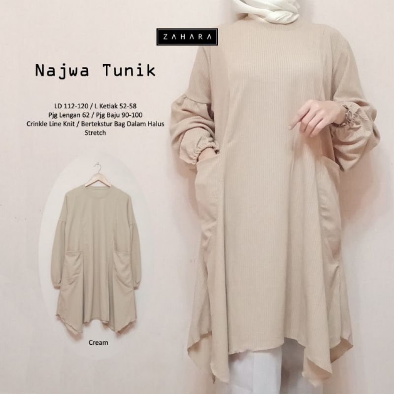 NAJWA TUNIK ORIGINAL ZAHARA