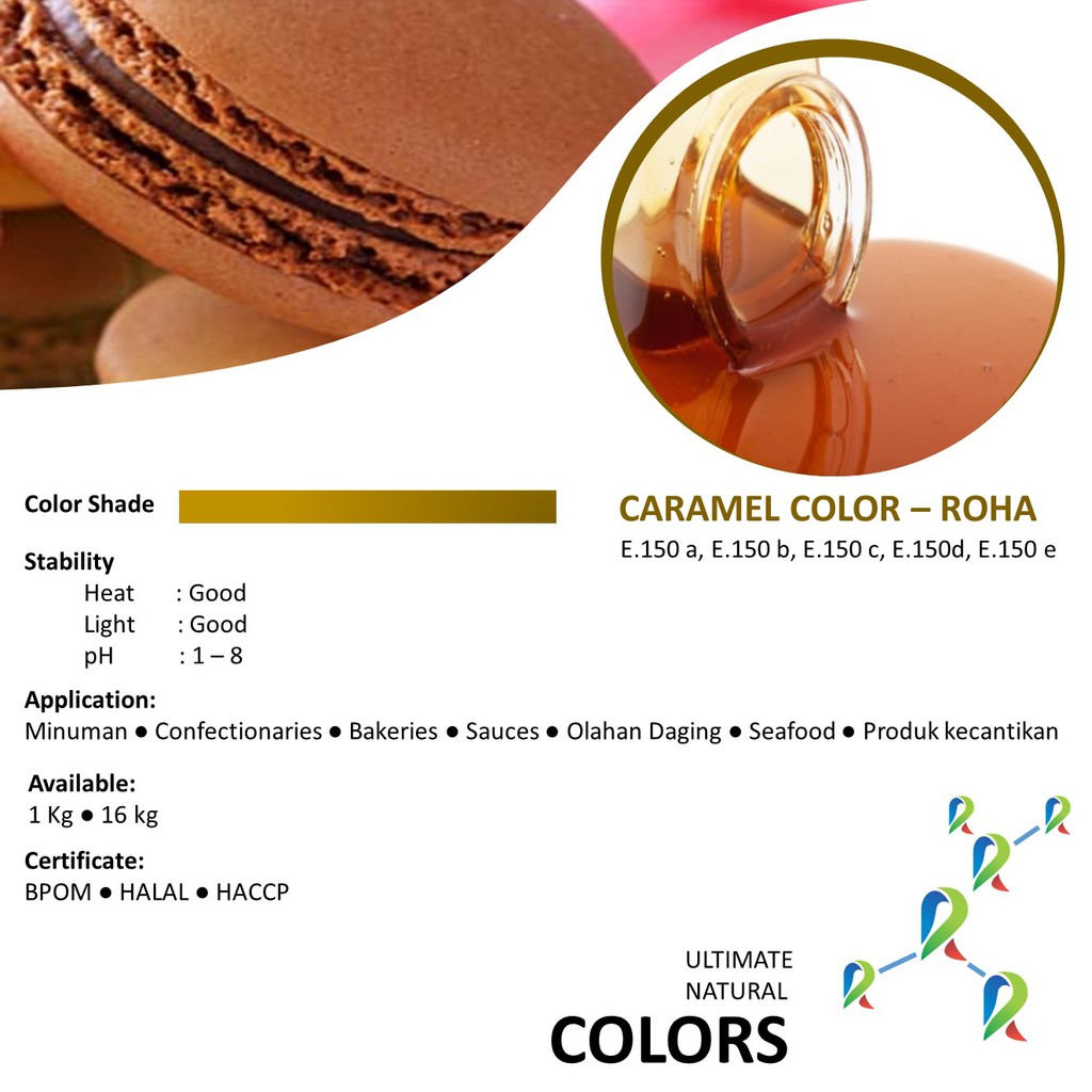 

PEWARNA MAKANAN CARAMEL 1KG ROHA