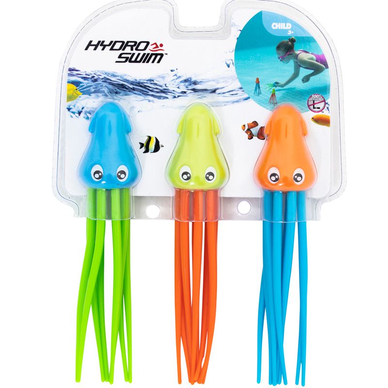 3pcs Children Swimming Octopus Pool Diving Toys Children Funny Octopus Play Water Toys Underwater Training Fun Bath Toys Gift