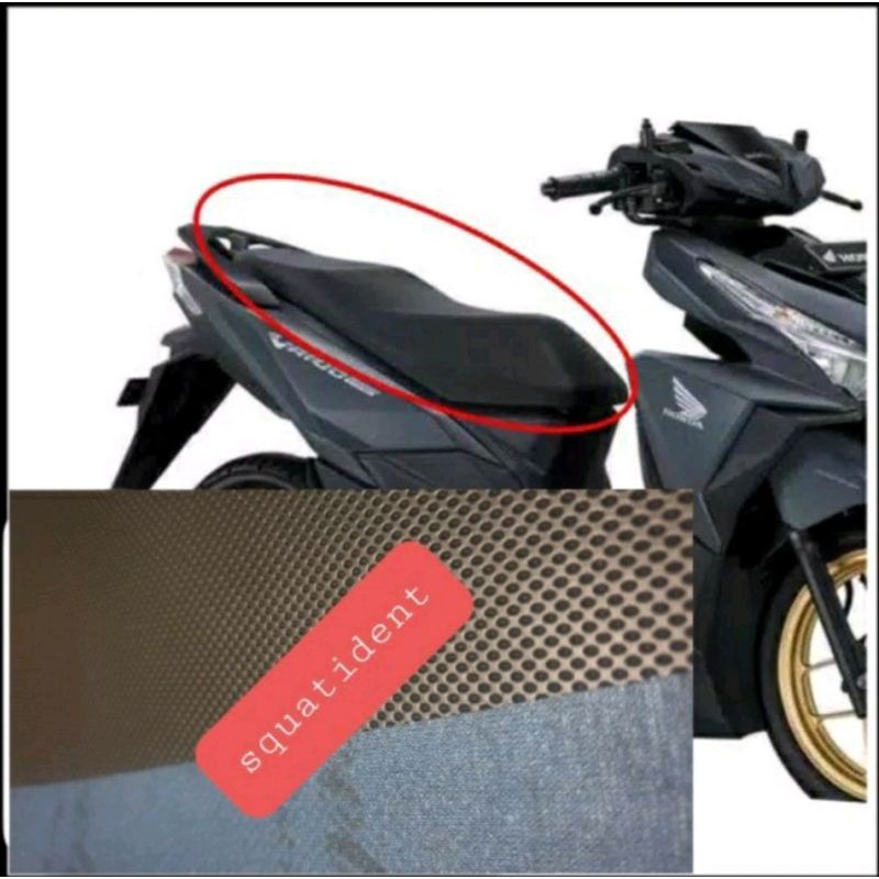 jok motor sarung motor kain motor kulit jok motor beat,vario,corak strobery(1 jok motor)