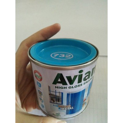 Cat Avian Biru muda Diamond Blue 732 200cc Cat Minyak Cat Meja Cat Kursi Cat Gilap