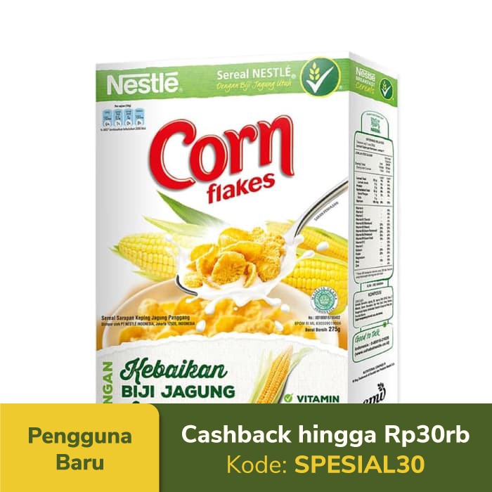 

PROMO CORN FLAKES SEREAL 275G TERMURAH