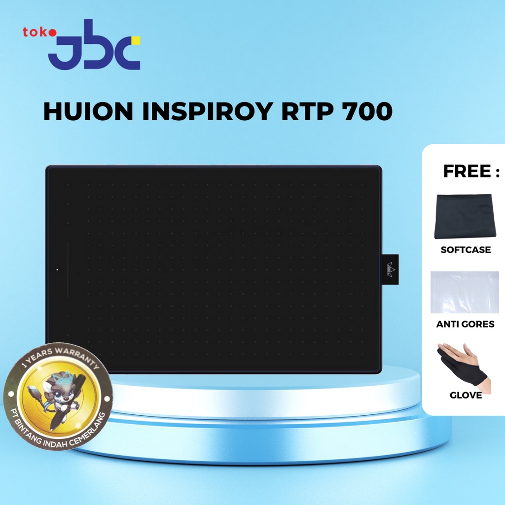 Huion Inspiroy Pen Tablet RTP700 Large size Garansi Resmi 1 Tahun