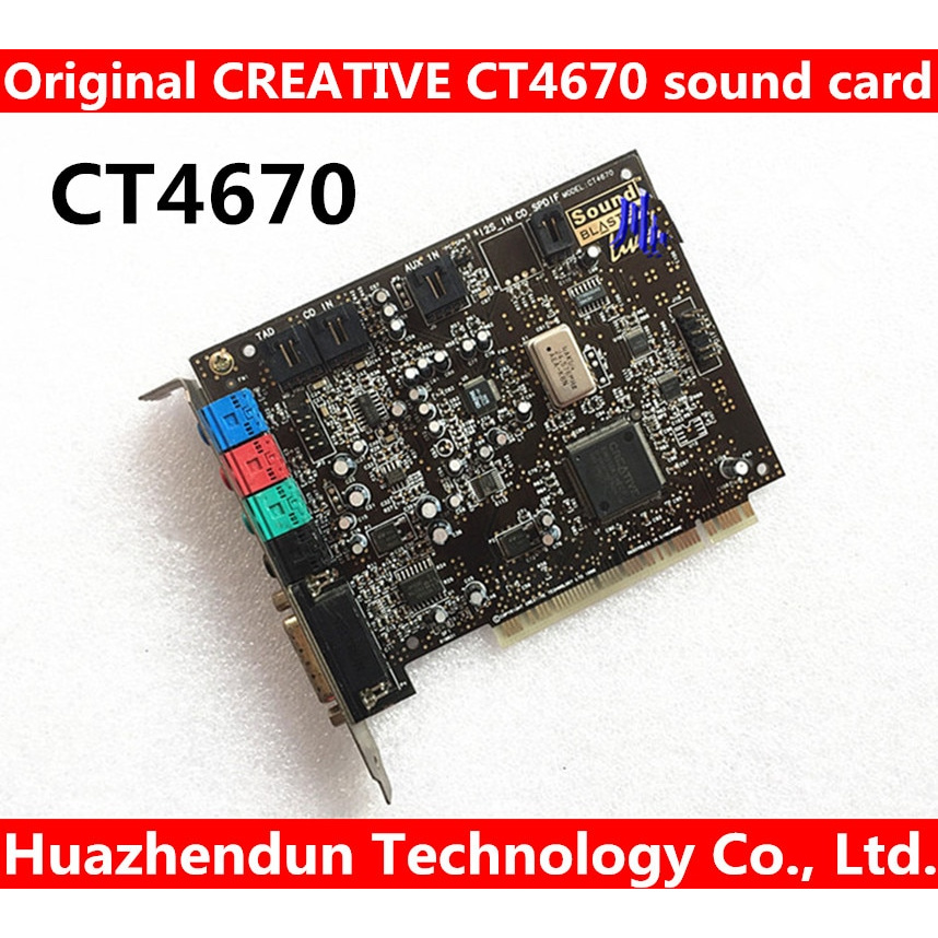 PREORDER Original CREATIVE CT4670 PCI 4.1 SOUND CARD support xp/win7 WORKING GOOD