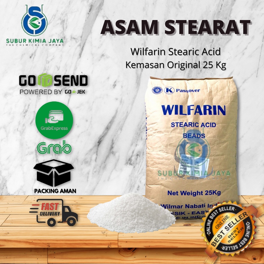 

Stearic Acid / Asam Stearat / Bahan Lilin 25 kg