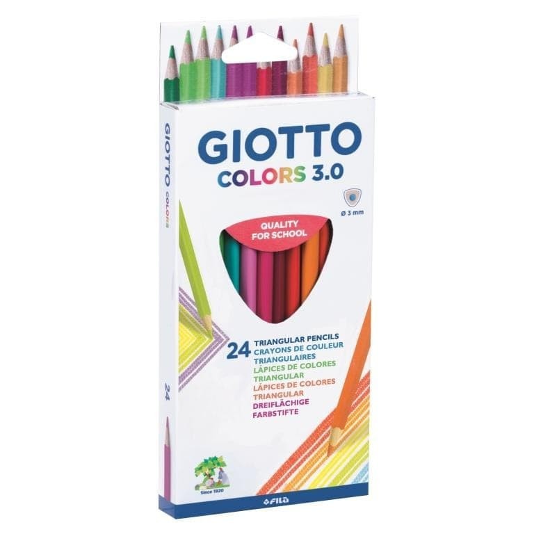 

GIOTTO COLOR PENSIL WARNA TRIANGULAR 24 COLORS