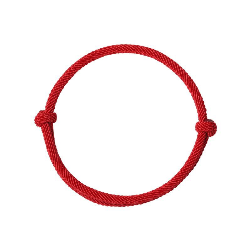 Glitter 2Pcs Red String of Fate Friendship Bracelets Kabbalah Protection Good Luck Simple Matching Bracelets for Lover Women Men