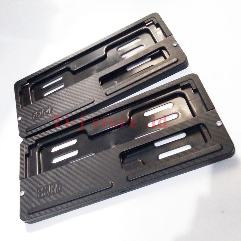 Tempat Duduk Cover Duduk Plat Nomor Yamaha Honda Motif Carbon Universal