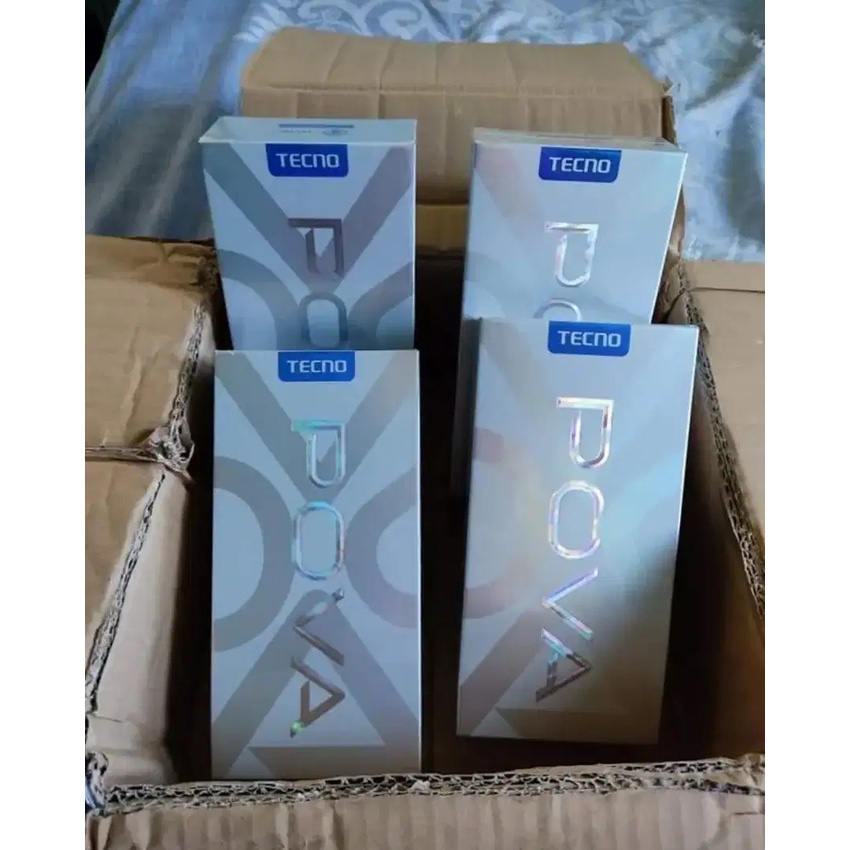 Tecno Pova 6/128 - Ram 6GB Rom 128GB - Baru - Garansi Resmi - Blue - Black