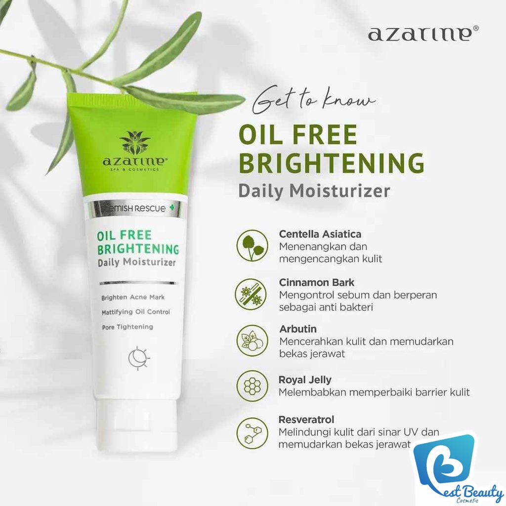 ★ BB ★ AZARINE Oil Free Brightening Daily Moisturizer 40ml