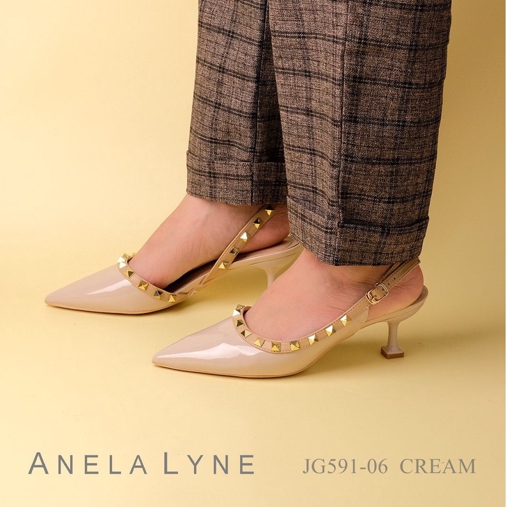 ANELA LYNE BOBBIJO SEPATU ROCKSTUD GLOSY G591-06 ORIGINAL